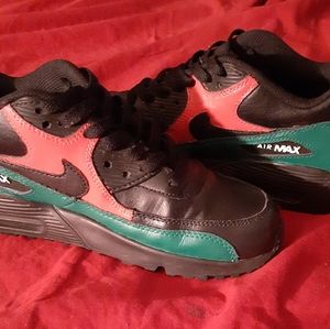 Slightly worn hand designed air max shoes